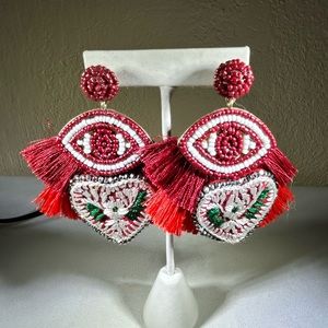 Gaby Vilchiz Red Earrings